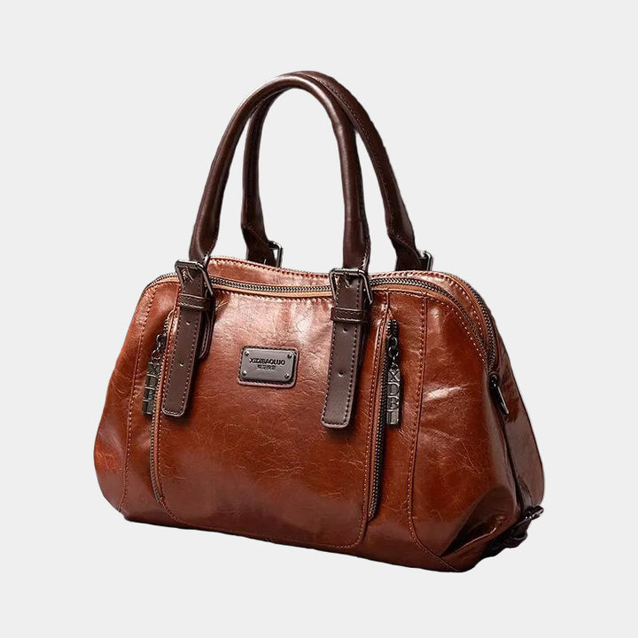 Νίνα - Κομψή Δερμάτινη Τσάντα