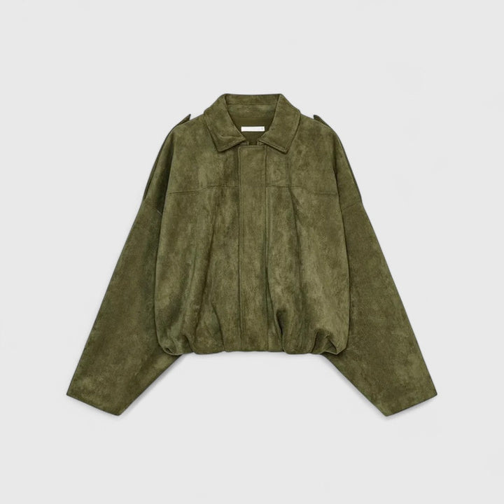 Ηρώ - Μπουφάν με φαρδιά γραμμή, απαλή υφή και ζεστή αίσθηση