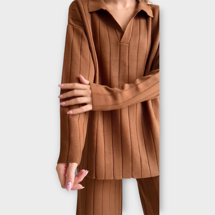 Σετ με Ριχτή Γραμμή και Minimal Στυλ