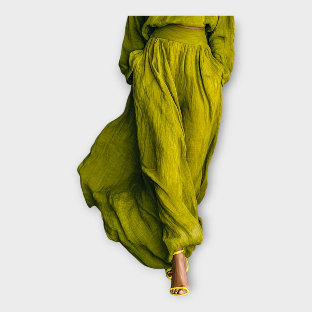 Πλεκτό σετ με αέρινη κομψότητα