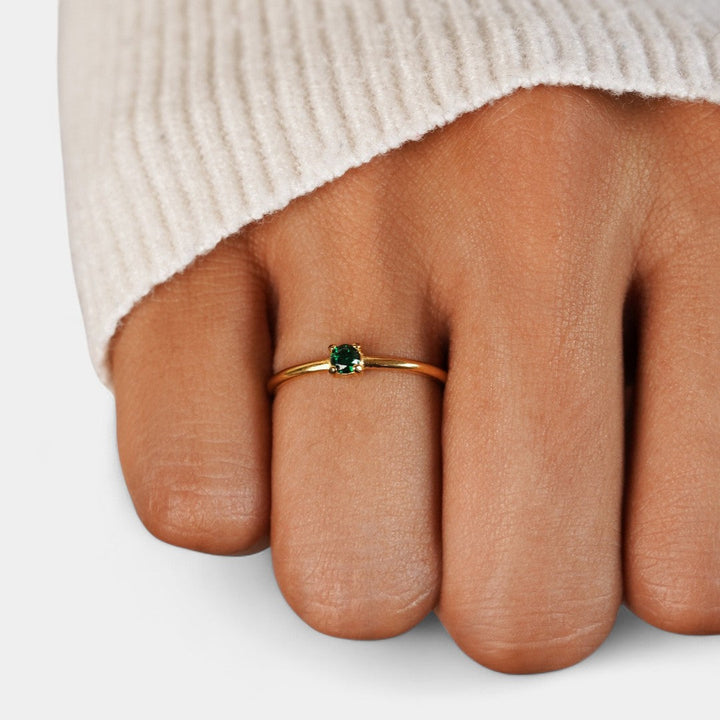 Ιφιγένεια - Χρυσά δαχτυλίδια με λίθο γέννησης