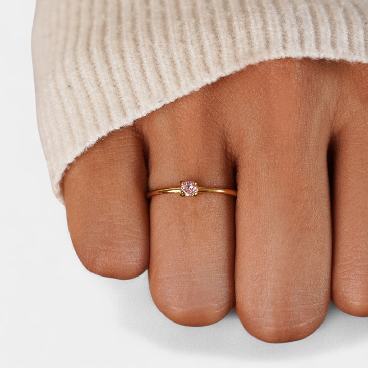 Ιφιγένεια - Χρυσά δαχτυλίδια με λίθο γέννησης