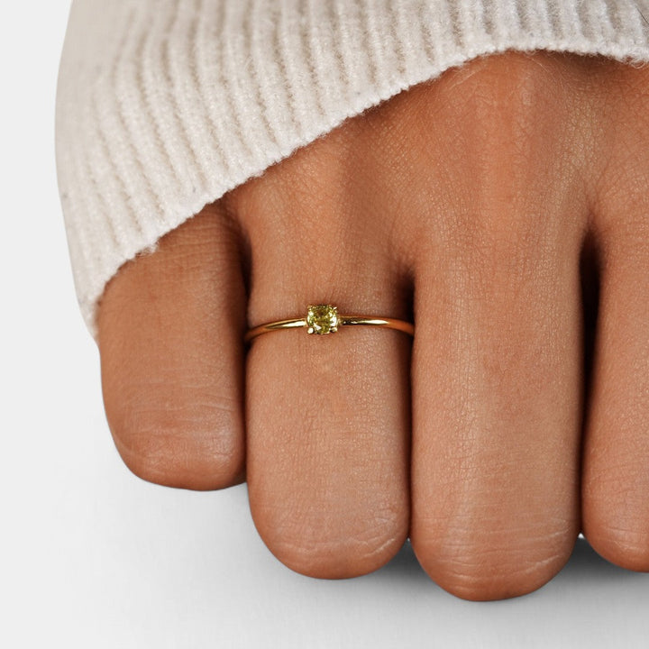 Ιφιγένεια - Χρυσά δαχτυλίδια με λίθο γέννησης