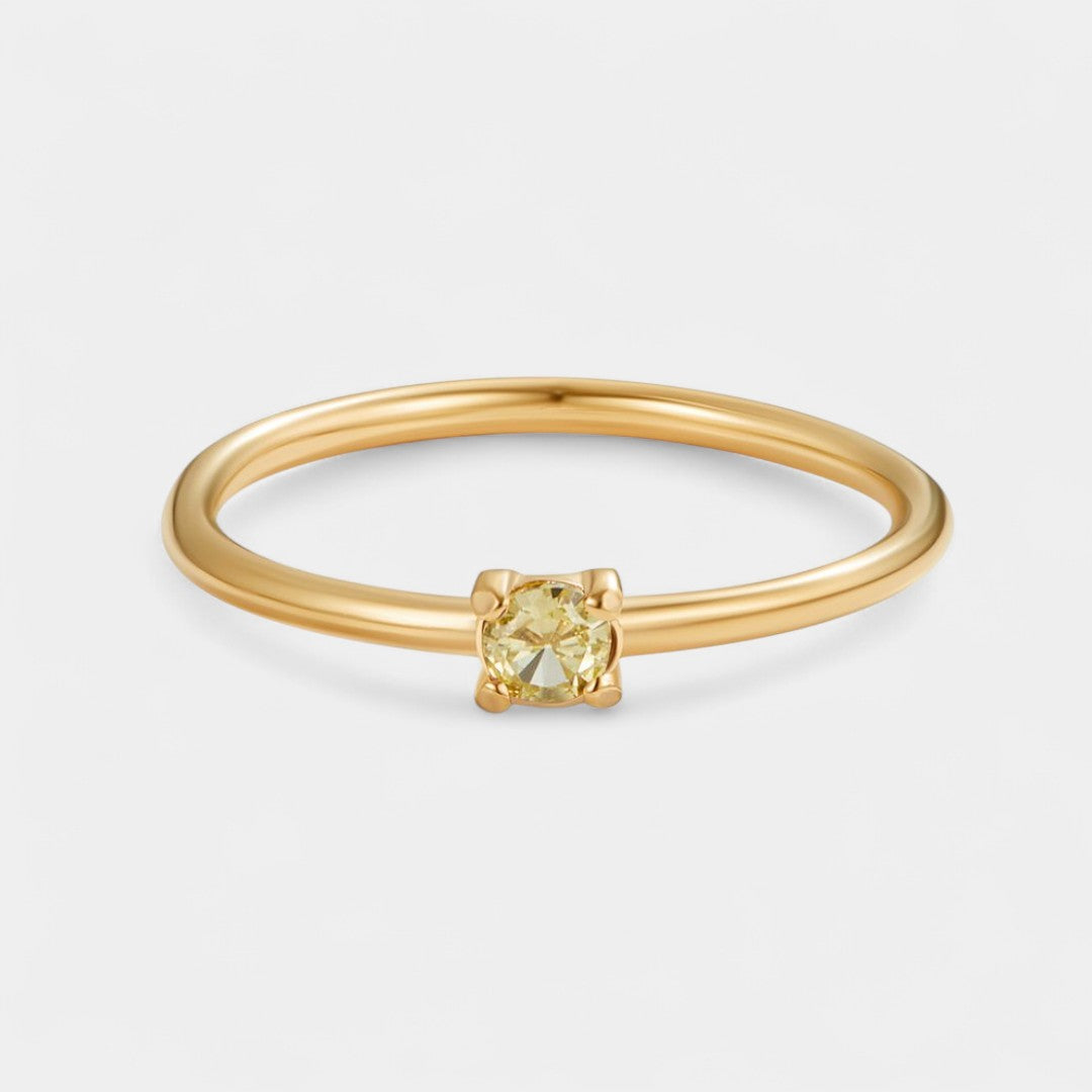 Ιφιγένεια - Χρυσά δαχτυλίδια με λίθο γέννησης