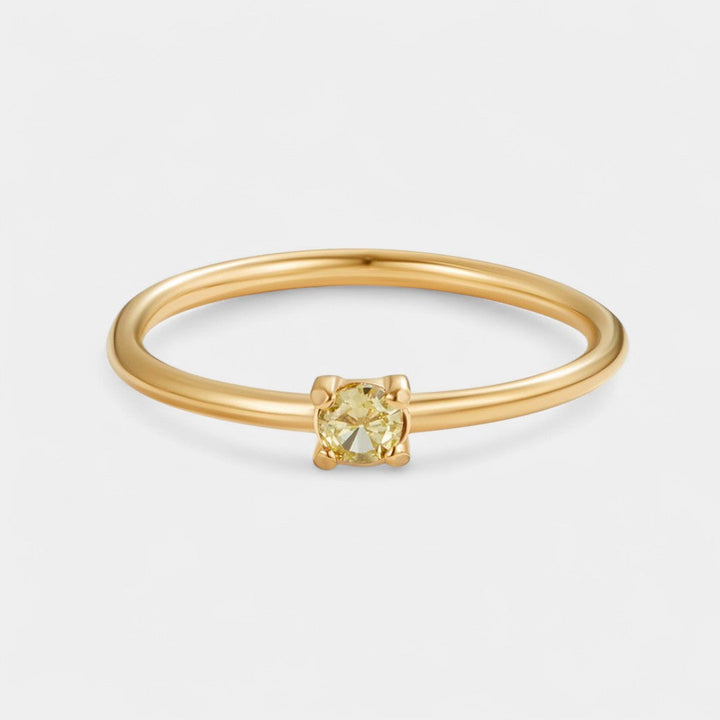 Ιφιγένεια - Χρυσά δαχτυλίδια με λίθο γέννησης