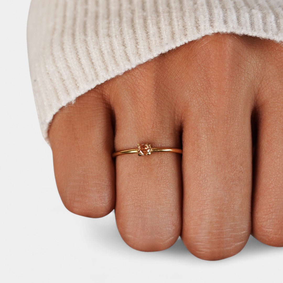 Ιφιγένεια - Χρυσά δαχτυλίδια με λίθο γέννησης