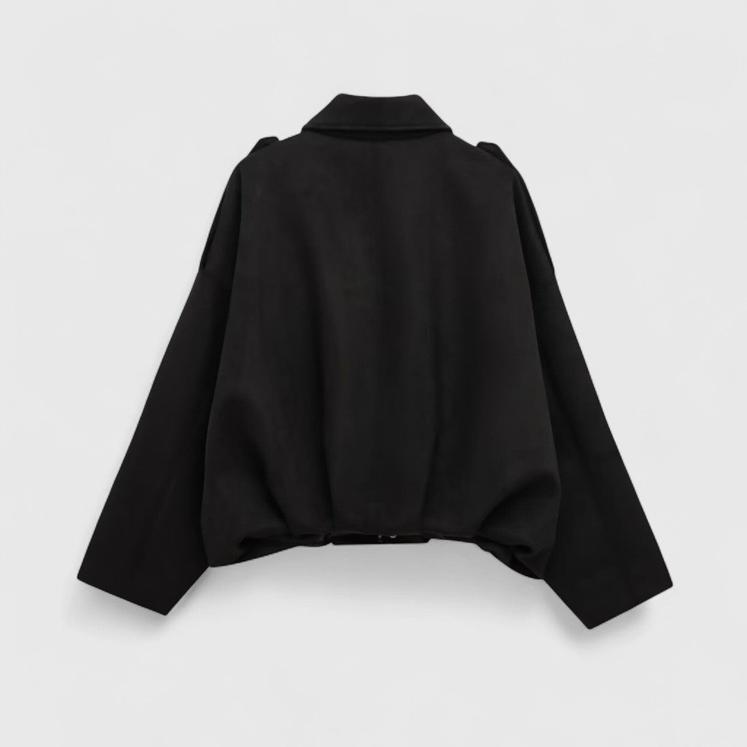 Ηρώ - Μπουφάν με φαρδιά γραμμή, απαλή υφή και ζεστή αίσθηση