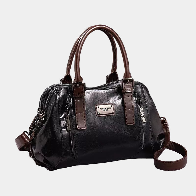 Νίνα - Κομψή Δερμάτινη Τσάντα