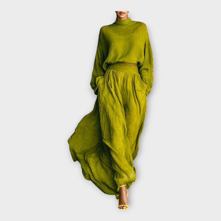 Πλεκτό σετ με αέρινη κομψότητα