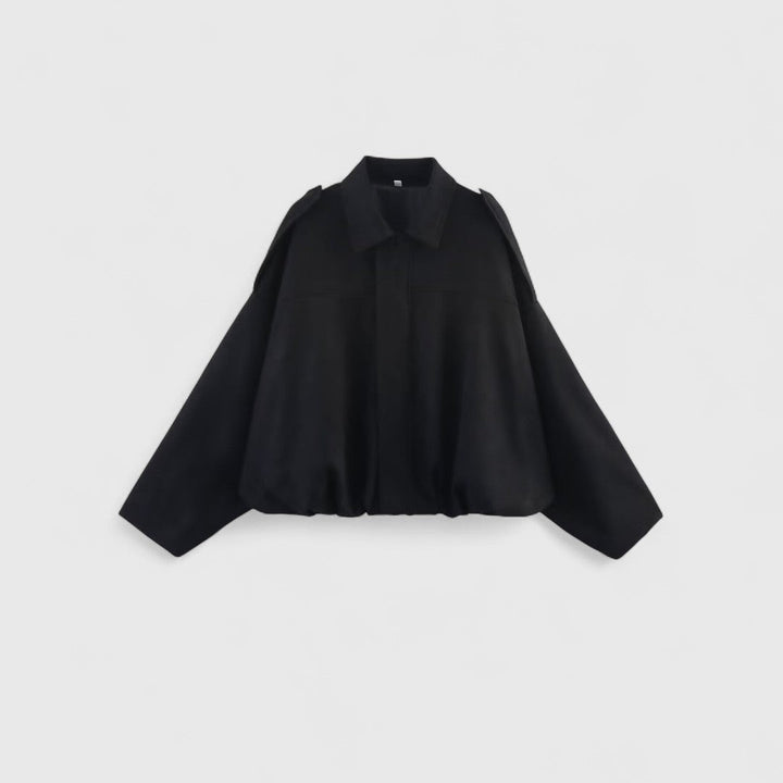 Ηρώ - Μπουφάν με φαρδιά γραμμή, απαλή υφή και ζεστή αίσθηση