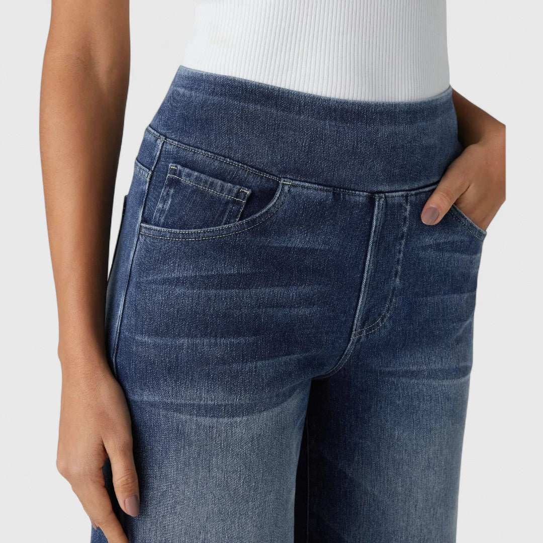 Ελπίδα - άνετο και ελαστικό παντελόνι με ψηλή μέση