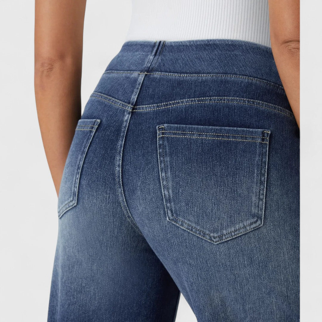 Ελπίδα - άνετο και ελαστικό παντελόνι με ψηλή μέση