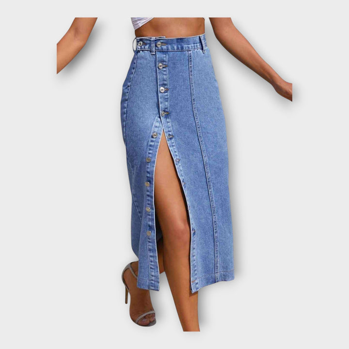 Μάξι Φούστα με Κουμπιά