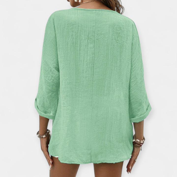 Λινό Μπλουζάκι