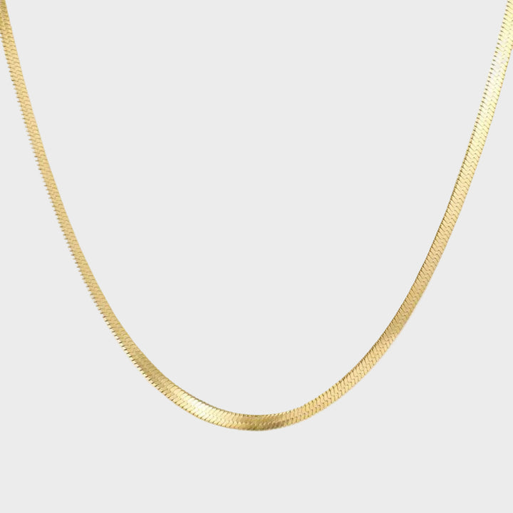 Κολιέ Λαμπερό Φίδι 