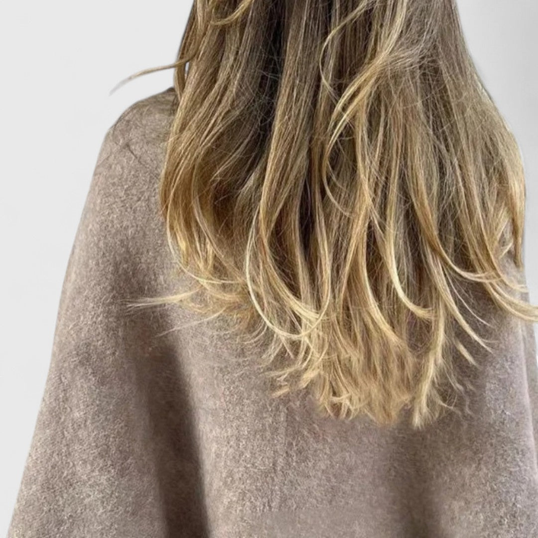 Ανδρομάχη - Κοντό μπουφάν με κομψές φουσκωτές μανσέτες και απαλή εφαρμογή